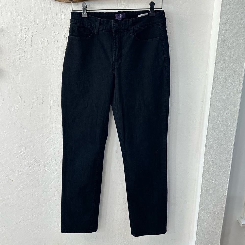 NYJD Black Skinny Jeans Size 8 Sculpted Sleek Slimming - Picture 4 of 5